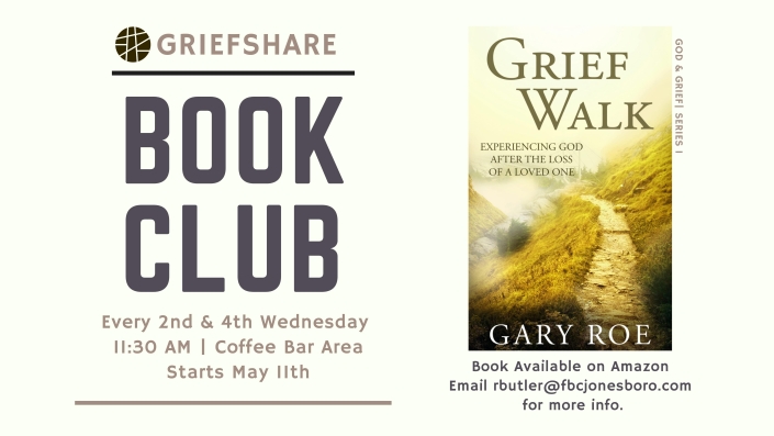 https://fbcjonesboro.com/event/grief-walk-book-club/